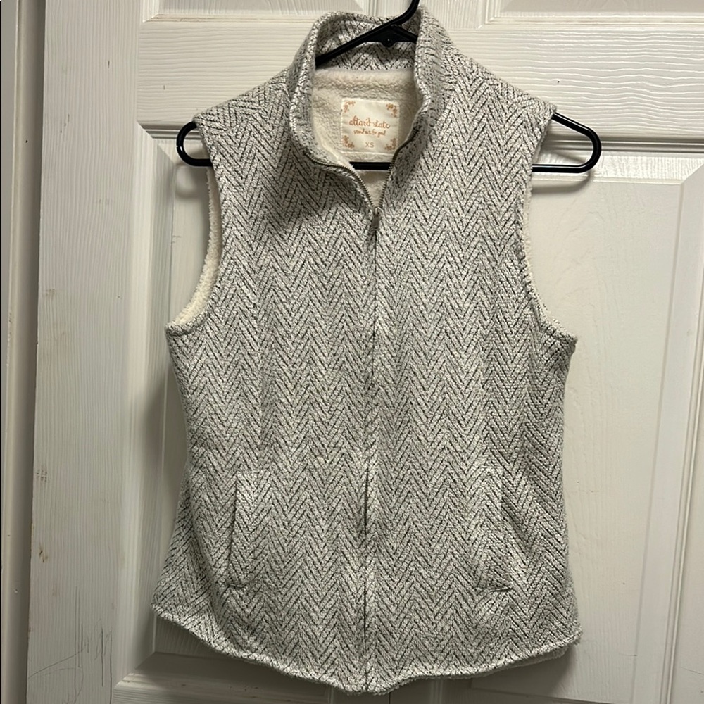 Altar'd State Gray Quilted Vest